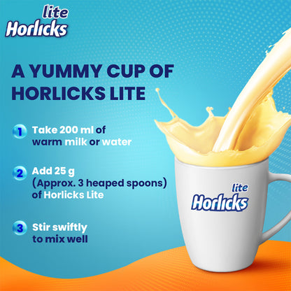 Horlicks Lite Regular Malt Flavour