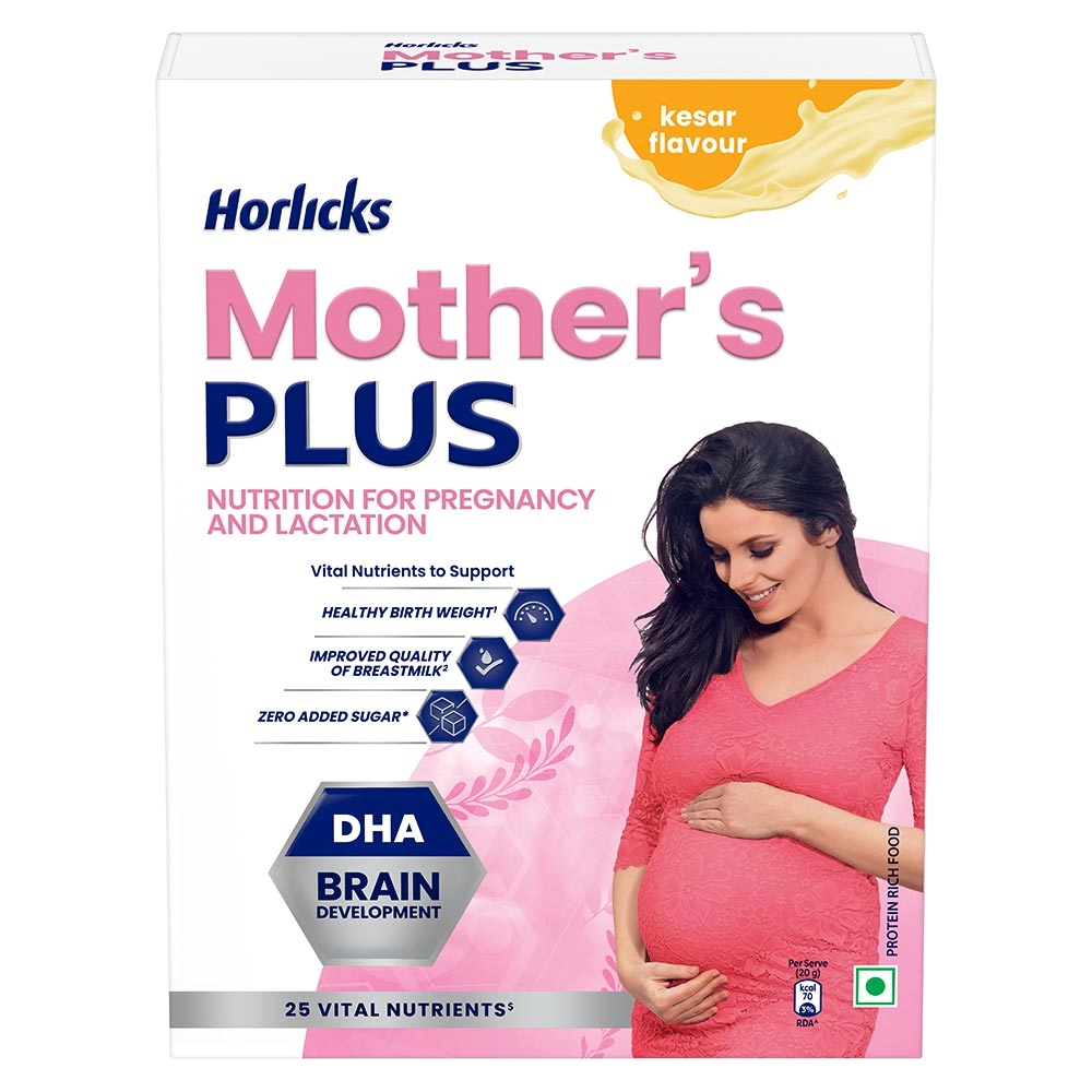 Horlicks Mother's Plus Kesar Flavour