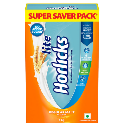 Horlicks Lite Regular Malt Flavour