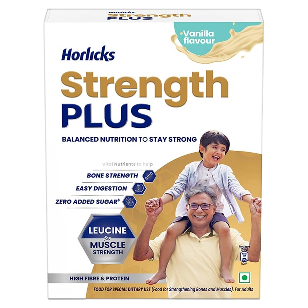 Horlicks Strength Plus Vanilla Flavour